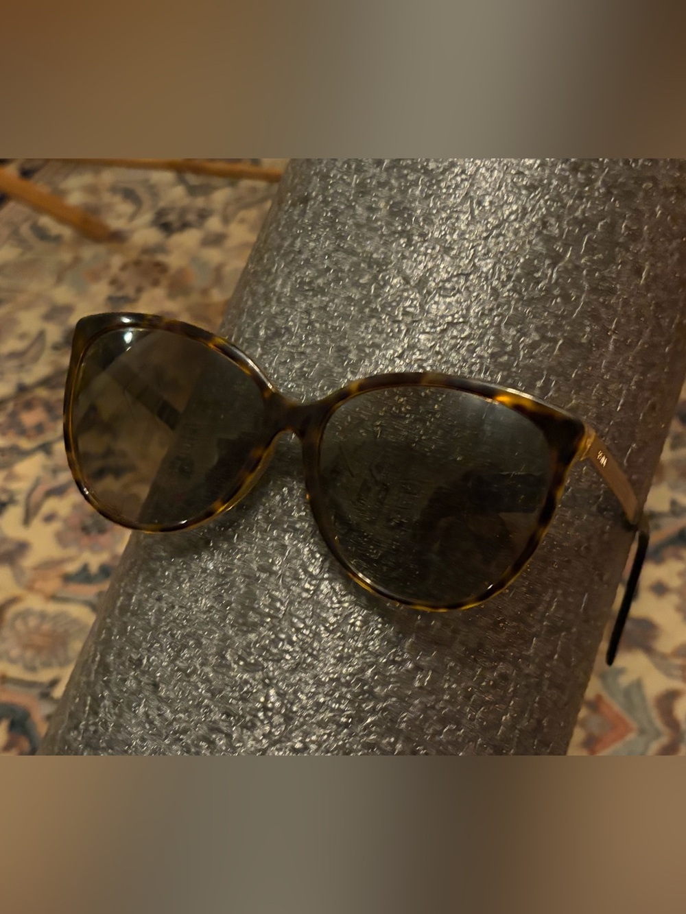 FENDI BROWN TORTOISE/ GOLD - Picture 3 of 9